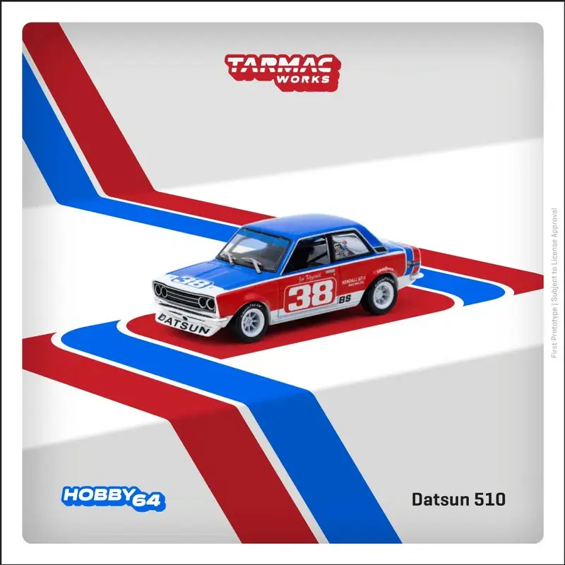 Tarmac Works - Datsun 510 SCCA National Championship 1973 Jim Fitzgerald - HOBBY64 - Scala 1/64 T64-052-73SCCA38