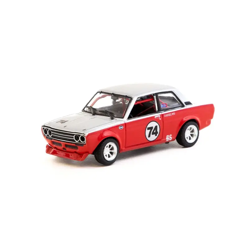 Tarmac Works - Datsun 510 Trans-Am B-Sedan 2.5 Challenge 2023 Daniel Wu - HOBBY64 - Scala 1/64 T64-052-SD