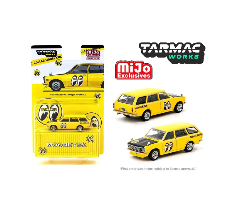 Tarmac Works - Datsun Bluebird 510 Wagon Mooneyes - Scala 1/64 T64G-026-ME2