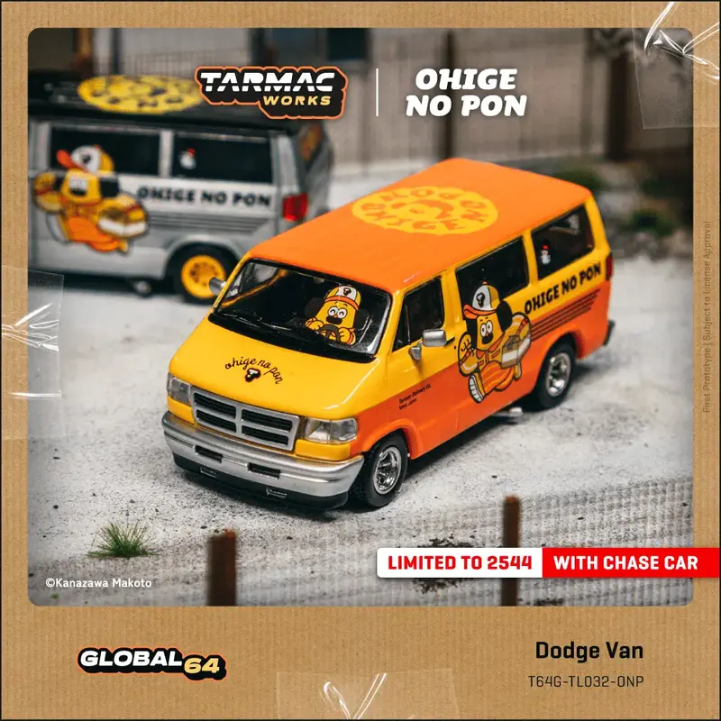 Tarmac Works - Dodge Van OHIGE no PON - GLOBAL64 - Scala 1/64 T64G-TL032-ONP