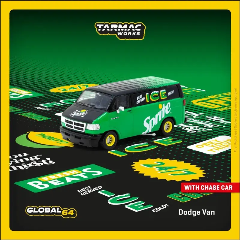 Tarmac Works - Dodge Van Sprite Delivery Van - Scala 1/64 T64G-TL032-SP