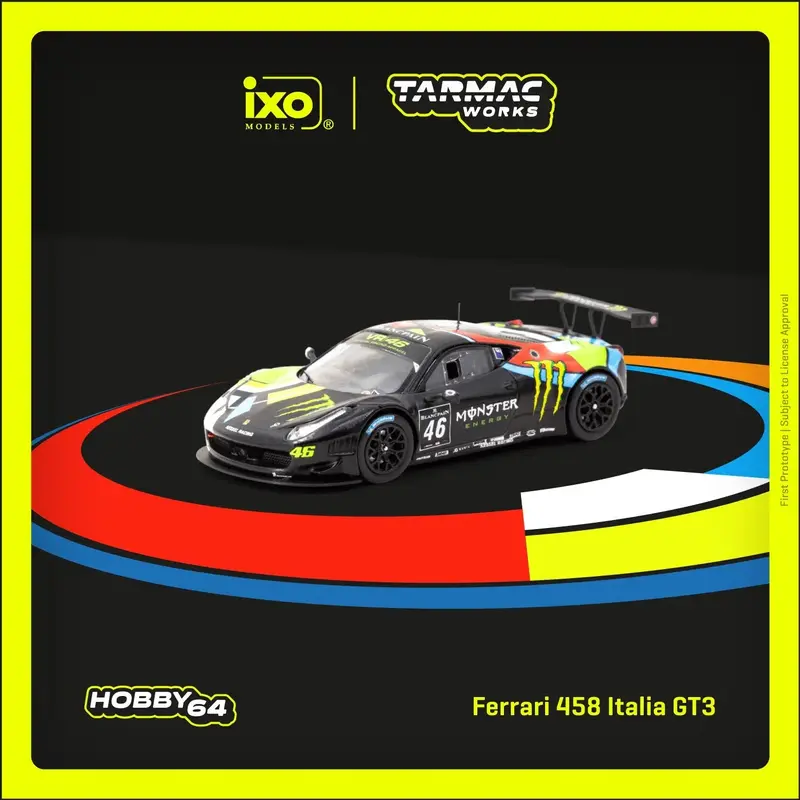 Tarmac Works - Ferrari 458 Italia GT3 Blancpain Endurance Series 2012 - Scala 1/64 T64-073-12BGT46M