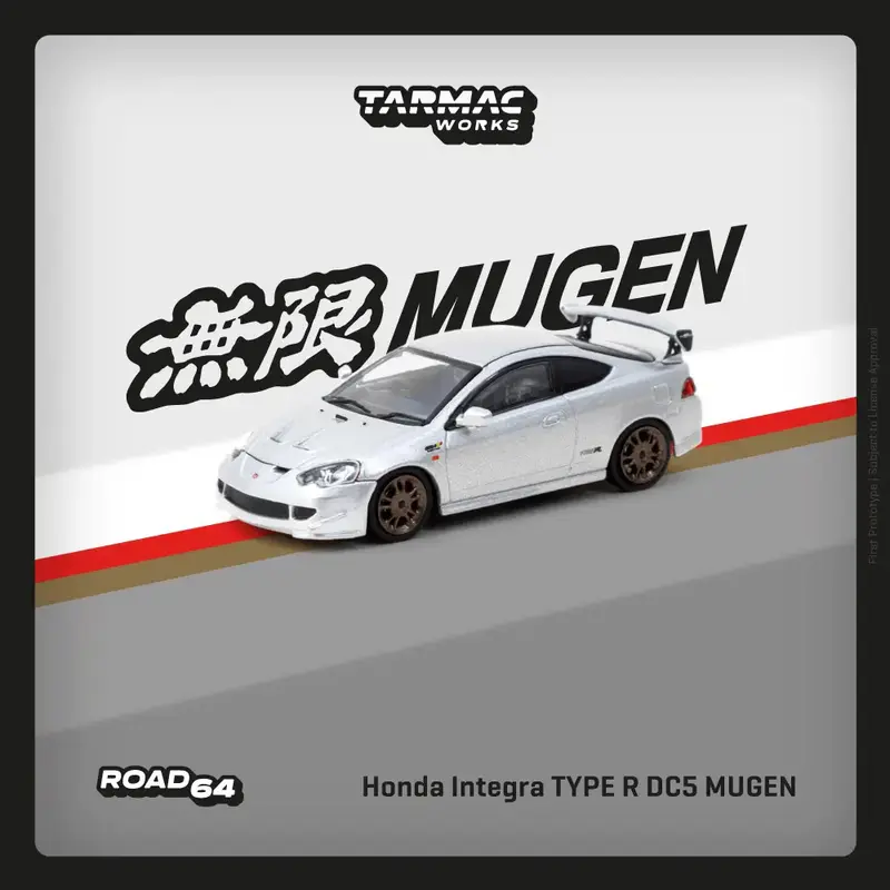 Tarmac Works - Honda Integra TYPE R DC5 MUGEN Silver - ROAD64 - Scala 1/64 T64R-TL022-SL