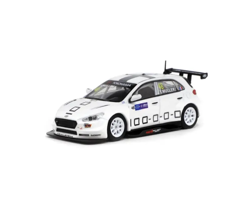Tarmac Works - Hyundai i30N TCR - Wtcr Race of Macau 2018 - Yvan Muller - HOBBY64 - Scala 1/64 T64-031-18WTCR48