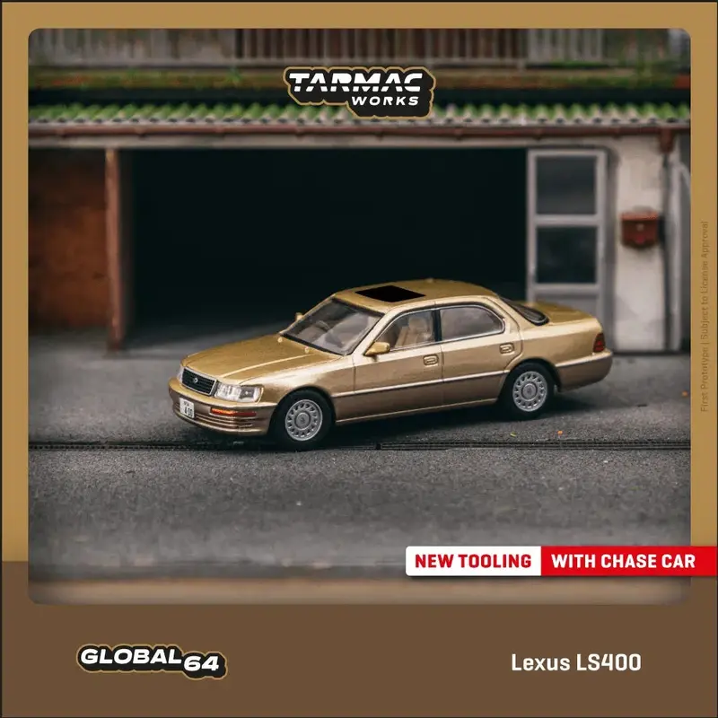 Tarmac Works - Lexus LS400 Champagne Beige Metallic - GLOBAL64 - Scala 1/64 T64G-082-GO