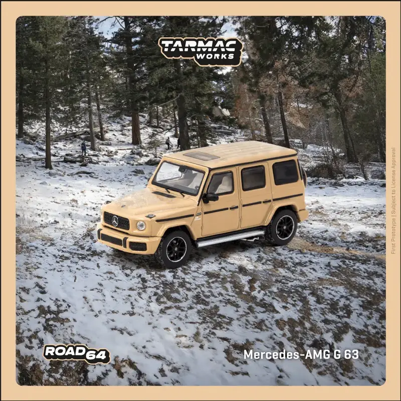 Tarmac Works - Mercedes-AMG G 63 Brown - ROAD64 - Scala 1/64 T64R-040-BR