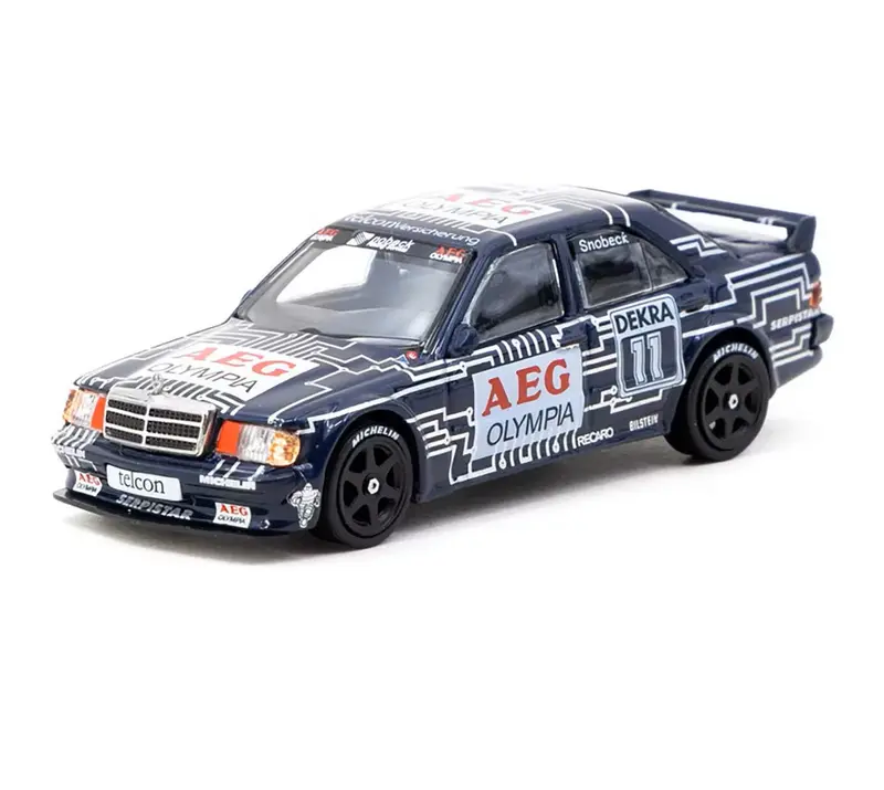 Tarmac Works - Mercedes-Benz 190 E 2.5-16 EVO 1 DTM 1989 Dany Snobeck MiJo Exclusives - Scala 1/64 T64G-057-89DTM11