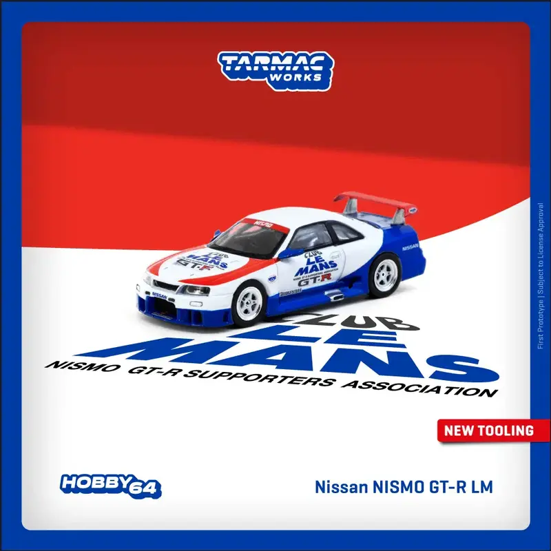 Tarmac Works - Nissan NISMO GT-R LM (1995 Launch Car) - HOBBY64 - Scala 1/64 T64-067-TC