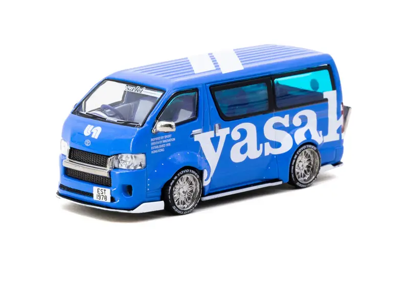 Tarmac Works - Toyota Hiace Widebody Yasaki Special Edition - HOBBY64 - Scala 1/64 T64-038-YAS