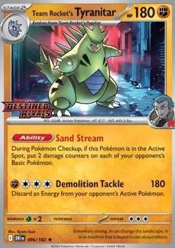 Team Rocket's Tyranitar - Destined Rivals