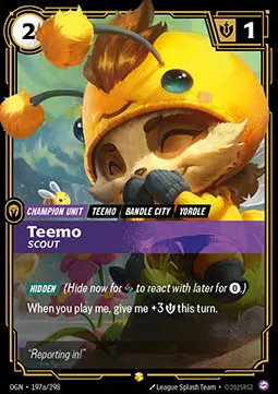 Teemo, Scout - Origins (Showcase) [OGN-197a]