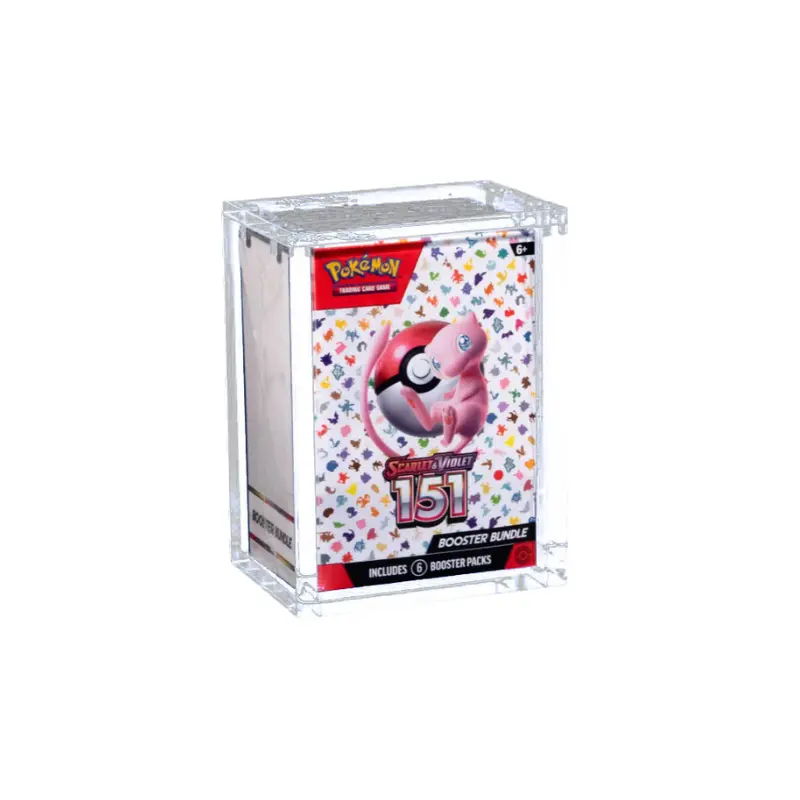 The Acrylic Box – Protezione Acrilica per Pokémon Bundle da 6 bustine