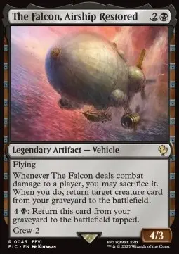 The Falcon, Airship Restored - Commander