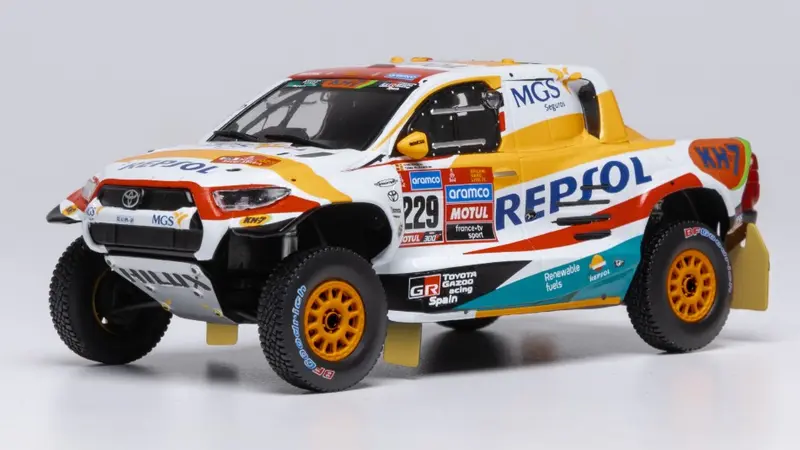 TOYOTA GR DKR HILUX EVO T1+ N.229 RALLY DAKAR 2023 PUJOL-VALCARCEL 1