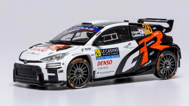 TOYOTA GR YARIS N.26 RALLY2 MONTE CARLO 2025 KOGURE-LUHTINEN 1
