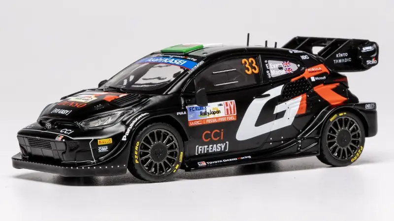 TOYOTA GR YARIS N.33 RALLY1 JAPAN 2024 EVANS-MARTIN 1