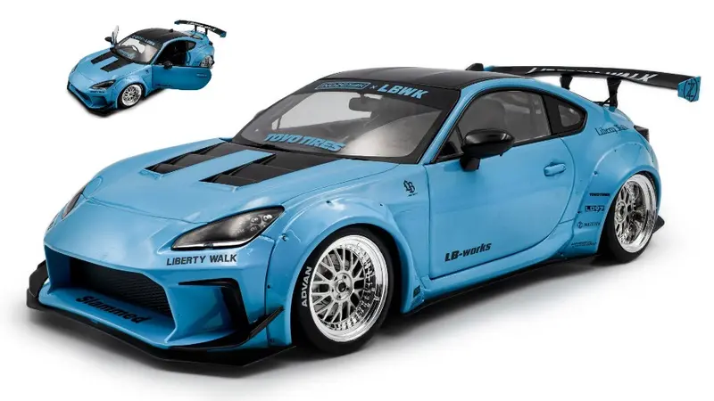 TOYOTA GR86 LBWK BODY KIT COUPE 2024 BABY BLUE 1