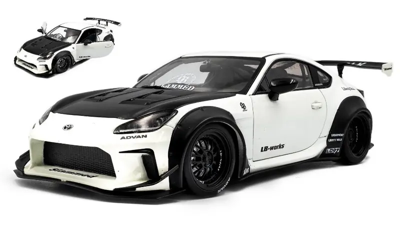 TOYOTA GR86 LBWK BODY KIT COUPE 2024 PEARL WHITE 1