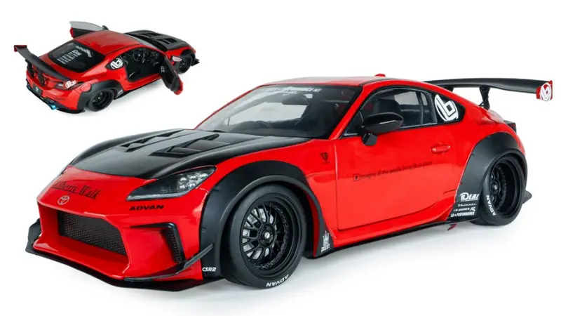 TOYOTA GR86 LIBERTY WALK BODY KIT RED 2024 1