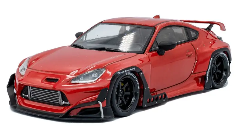 TOYOTA GR86 ROCKET BUNNY COUPE 2022 RED 1
