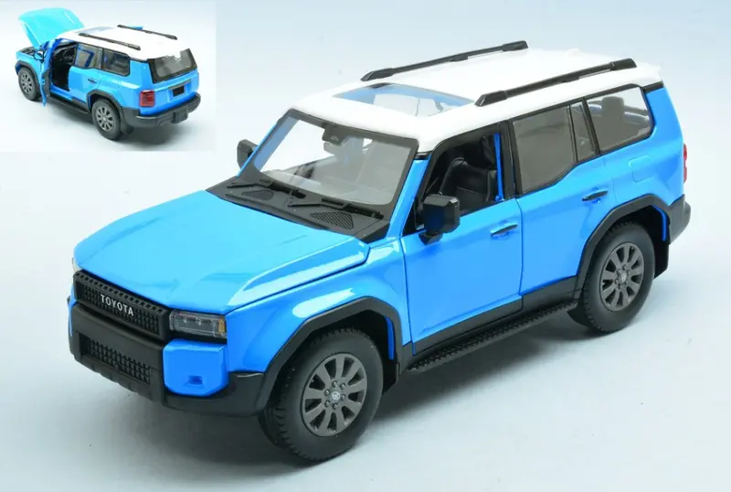 TOYOTA LAND CRUISER 2024 BLUE/WHITE 1