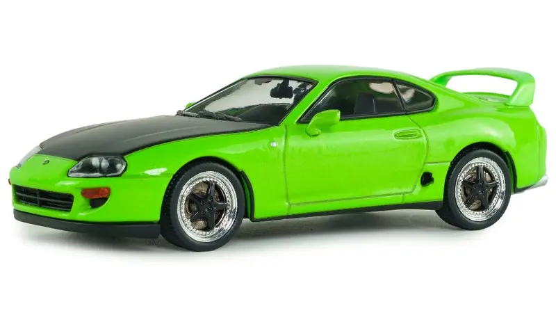 TOYOTA SUPRA MK.4 SOLIDO WORKS NEON GREEN 2001 1