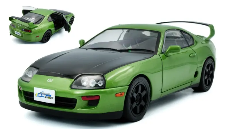 TOYOTA SUPRA MKIV (A80) COUPE 1993 GREEN/BLACK 1