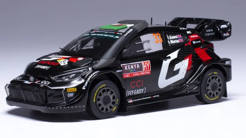 TOYOTA YARIS WRC N.33 SAFARI RALLY KENIA 2024 EVANS-MARTIN 1