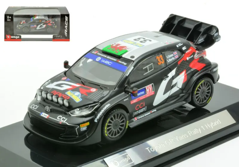 TOYOTA YARIS WRC RALLY 1 HYBRID N.33 2024 EVANS-MARTIN 1
