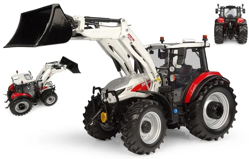 TRATTORE CON PALA STEYR 4120 PLUS W/L635 FRONT LOADER 1