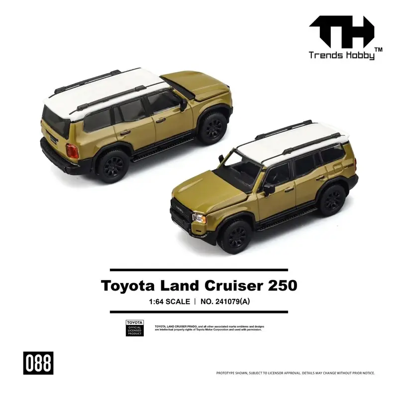 Trends Hobby - Toyota Land Cruiser 250 Sand - Scala 1/64 241079(A)