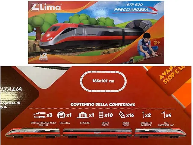 TRENO FRECCIAROSSA A BATTERIA SCALA HO 1