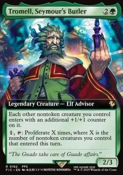 Tromell, Seymour's Butler - Commander