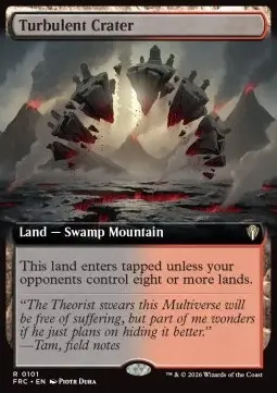 Turbulent Crater - Commander