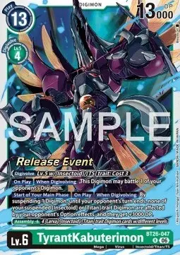 TyrantKabuterimon (BT26-047) - Promos