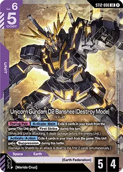 Unicorn Gundam 02 Banshee (Destroy Mode) (ST12-006) - Starter Deck