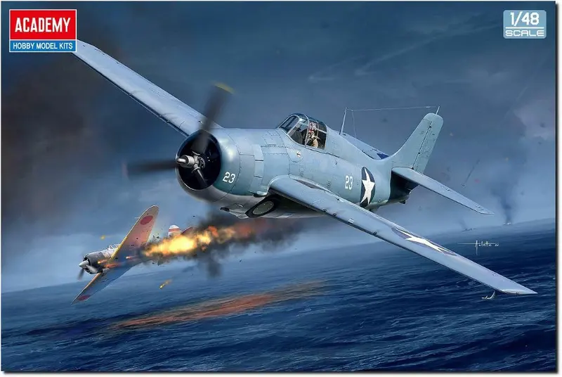 USN F4F-4 WILDCAT "BATTLE OF MIDWAY" KIT 1