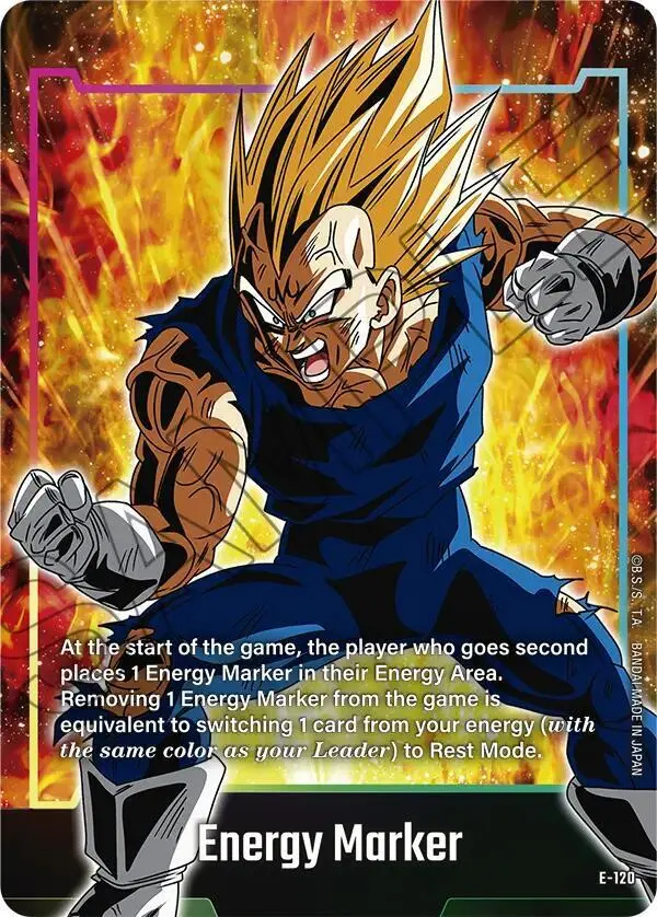 "Vegeta" Energy Marker E-120 [ Inglese / Giapponese ]