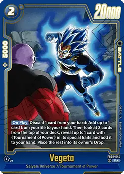 Vegeta (FB09-044) - Dual Evolution [Fusion World] (Alternate Art) [FB09-044]