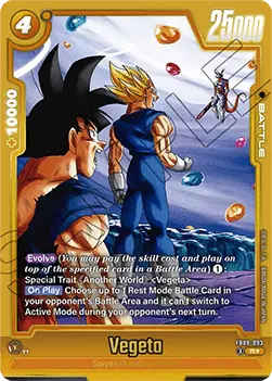 Vegeta (FB09-093) - Dual Evolution [Fusion World] (Alternate Art) [FB09-093]