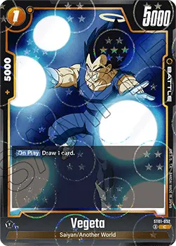 Vegeta (ST01-052) - Story Booster 01 [Fusion World] (Common) [ST01-052]
