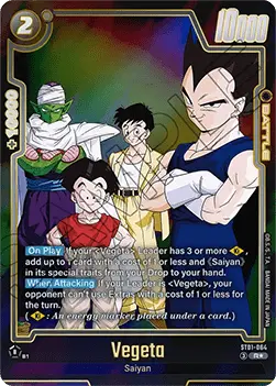 Vegeta (ST01-064) - Story Booster 01 [Fusion World] (Alternate Art) [ST01-064]