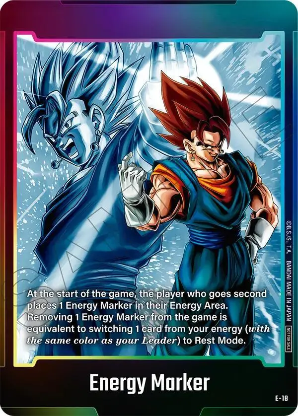"Vegito" Energy Marker E-18 [ Inglese / Giapponese ]