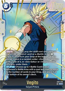 Vegito (ST01-070) - Story Booster 01 [Fusion World] (Secret Rare) [ST01-070]