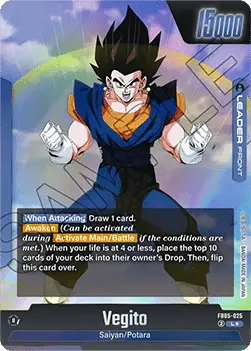 Vegito // Vegito (FB05-025) - Story Booster 01 [Fusion World] (Alternate Art) [ST01-FB05-025]