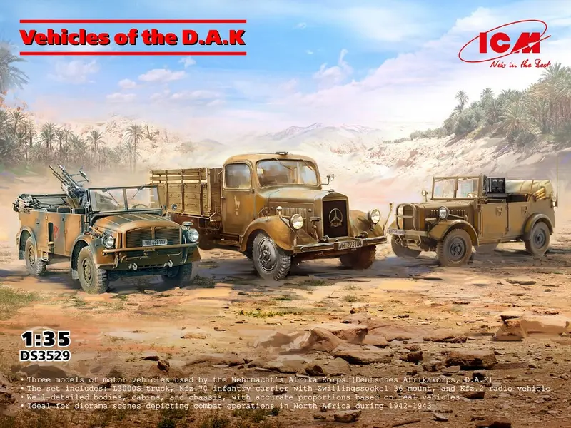 VEHICLES OF THE D.A.K. KIT 1