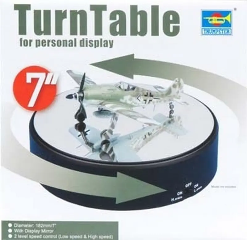 VETRINA BOX COMPATIBILE CON ESPOSITORE GIREVOLE 182x42 TRUMPETER TP9835