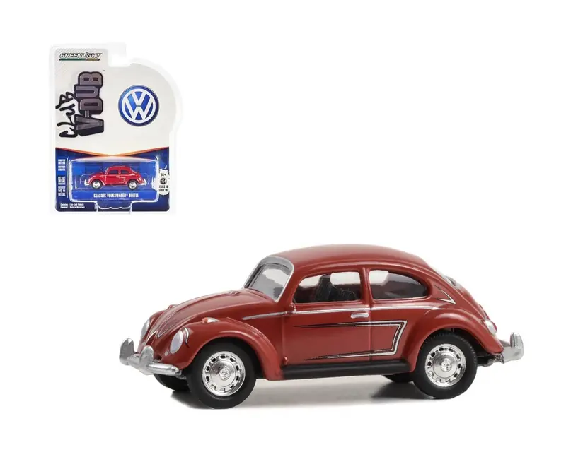 Volkswagen Beetle Classic Red - Club V-Dub - Greenlight - Scala 1/64
