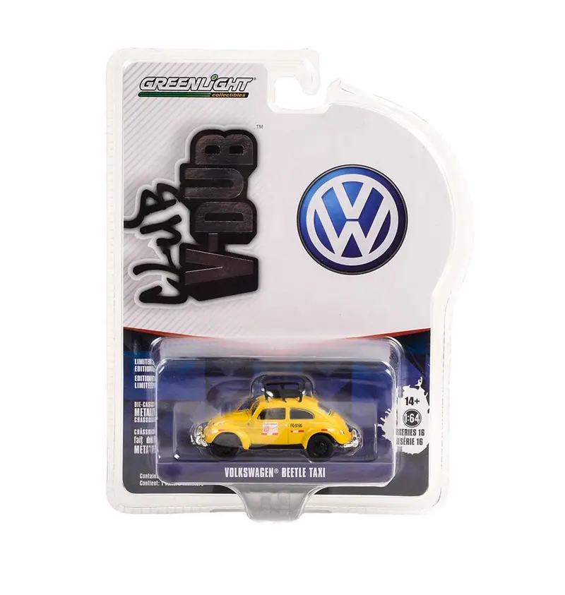 Volkswagen Beetle Taxi Lima Peru Yellow - Club V-Dub - Greenlight - Scala 1/64