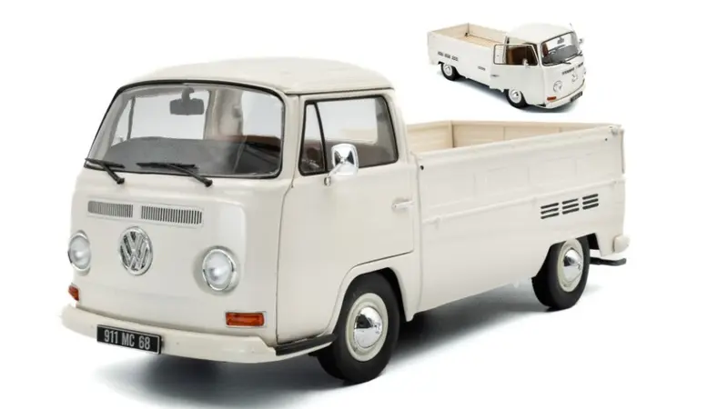 VOLKSWAGEN T2 PICK-UP 1968 WHITE 1